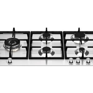 LA GERMANIA BI HOB 90CM - GAS - 5 BURNERS - CAST IRON
